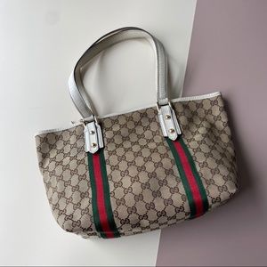 Gucci Monogram tote w multiple charms PRESALE